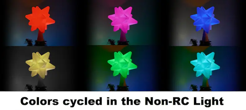 Color-Changing Star Fragment LED Light with USB Option