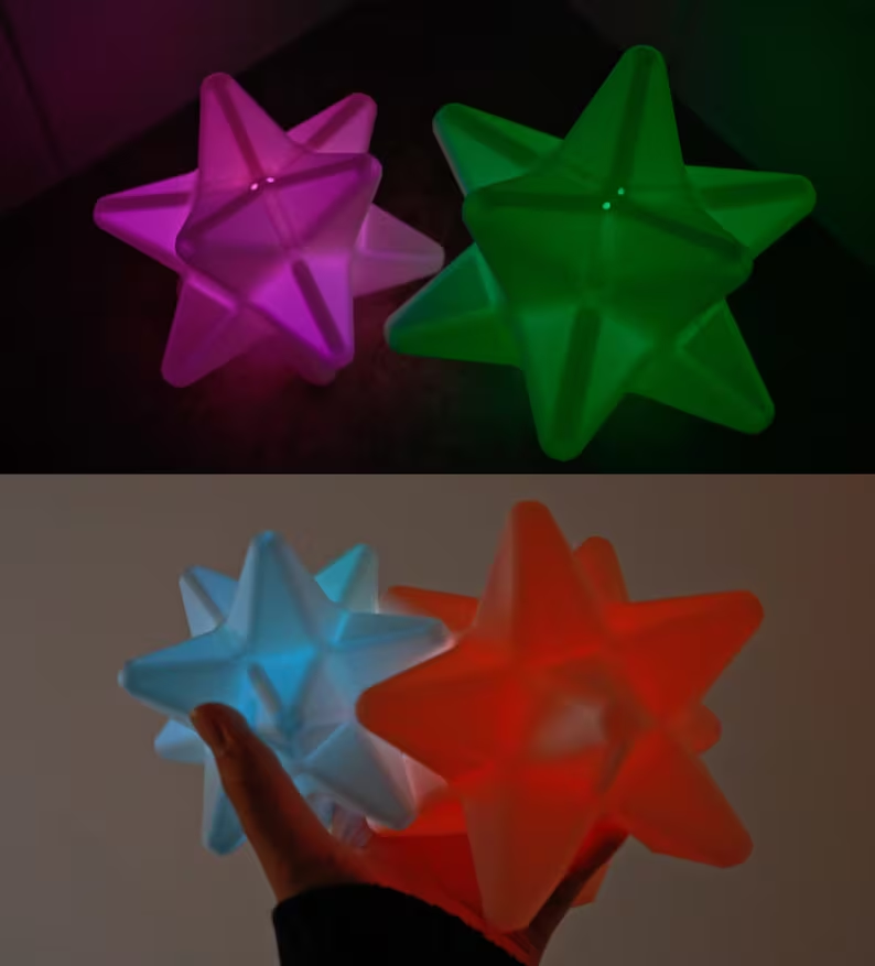 Color-Changing Star Fragment LED Light with USB Option