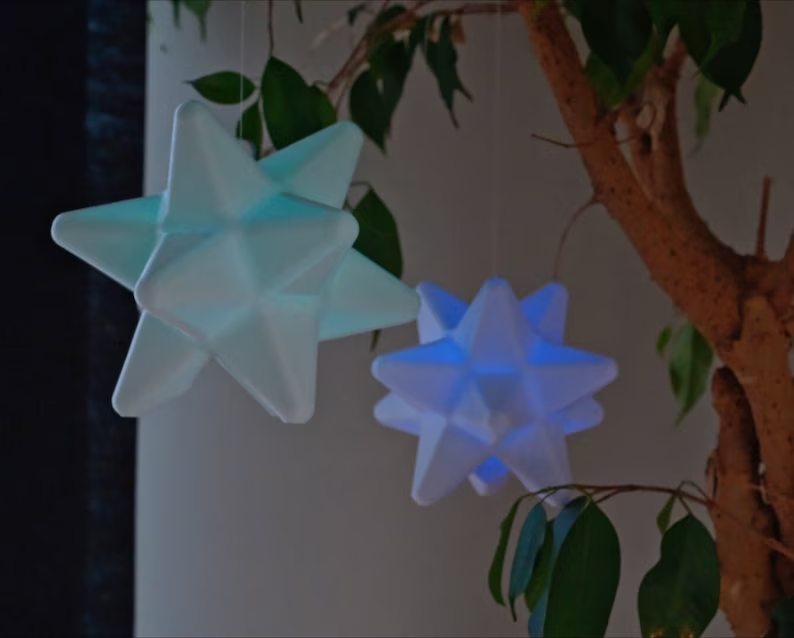 Color-Changing Star Fragment LED Light with USB Option