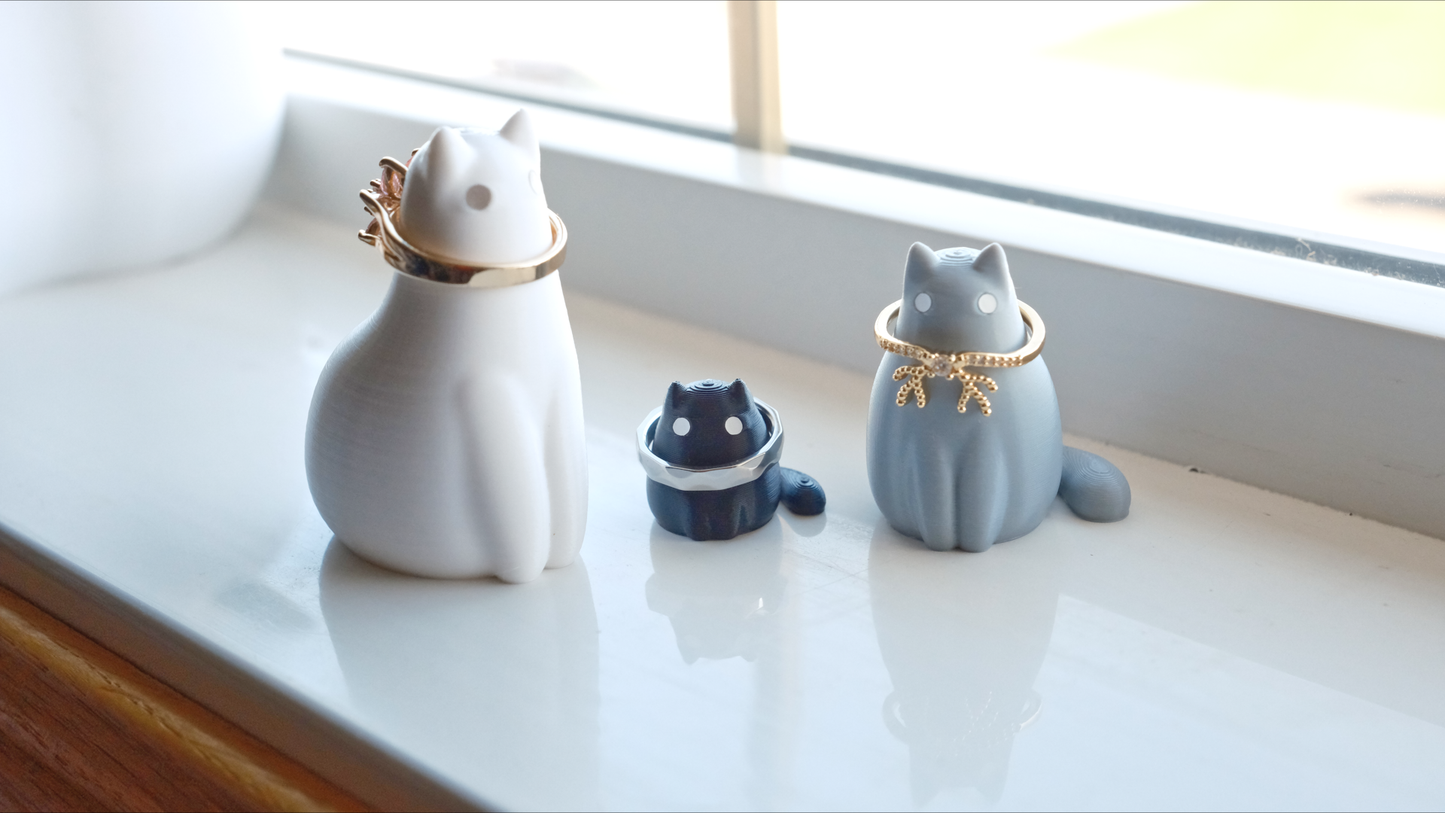 Cat Trio Ring Holders