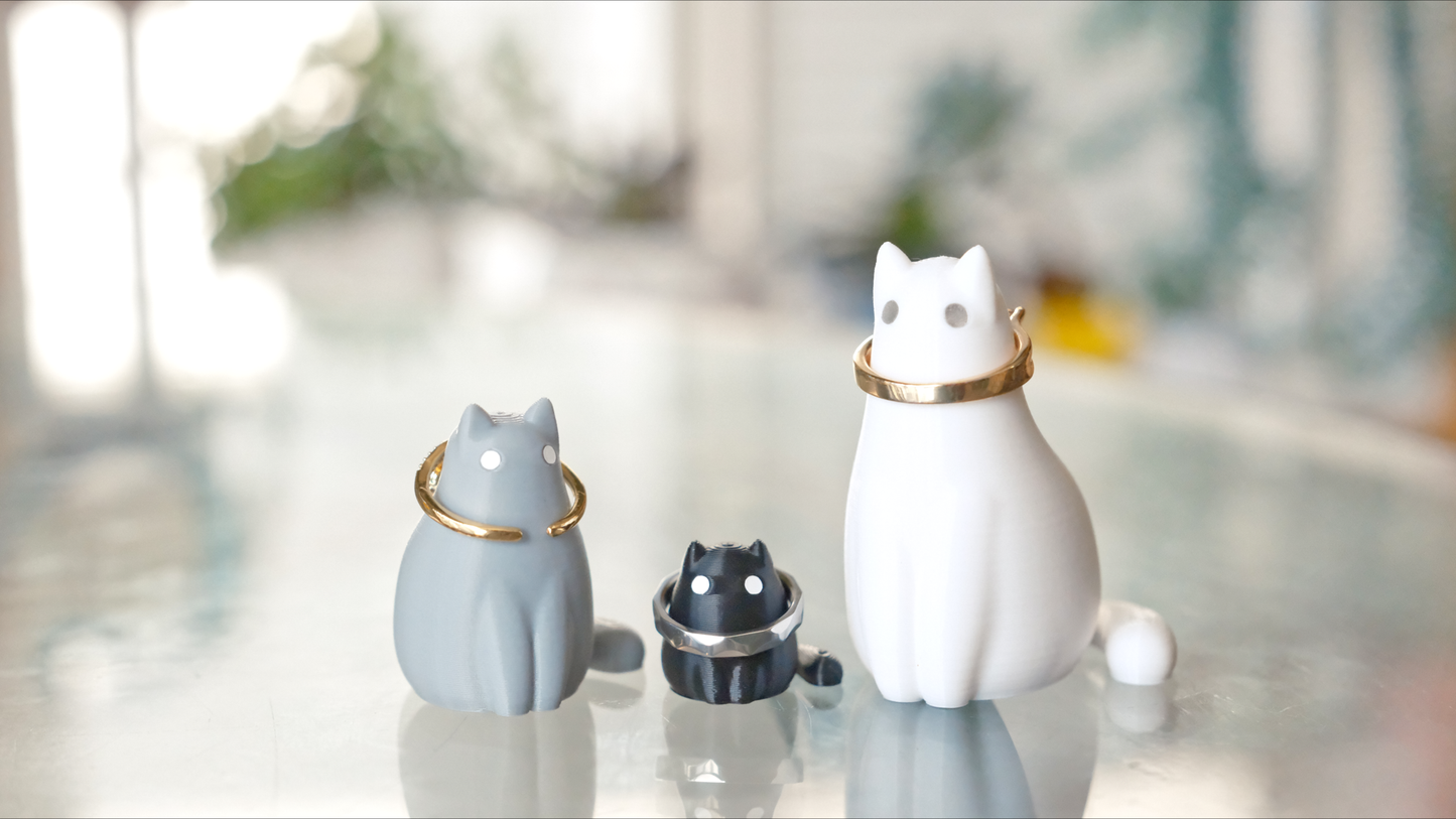 Cat Trio Ring Holders