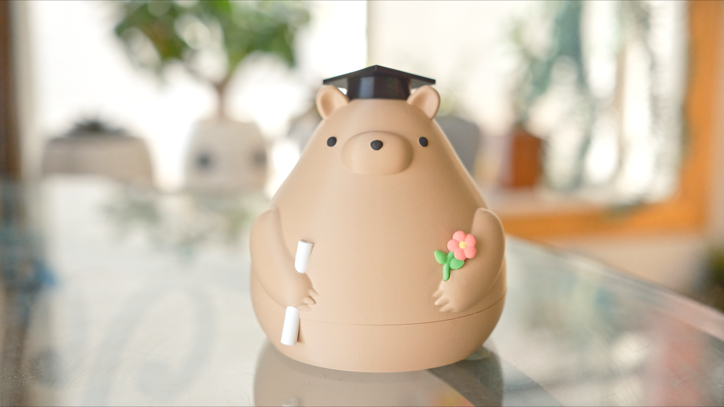 Graduation Bear Gift Capsule