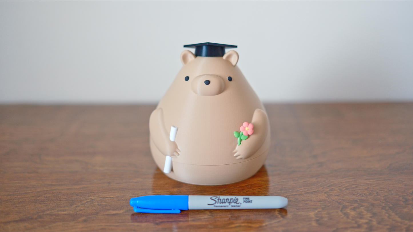 Graduation Bear Gift Capsule