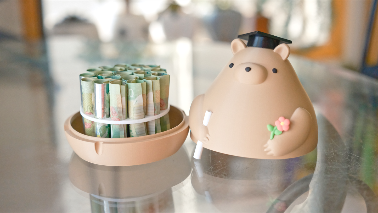 Graduation Bear Gift Capsule