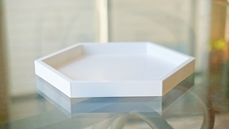 1 Inch Tall Hexagon Drainage Tray