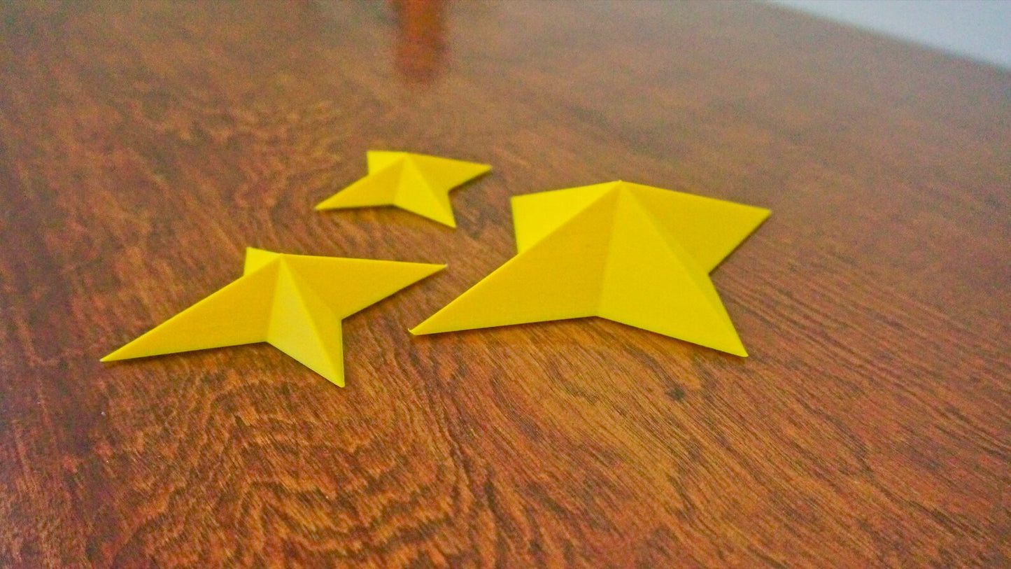 3D Twinkling Stars Wall Decoration