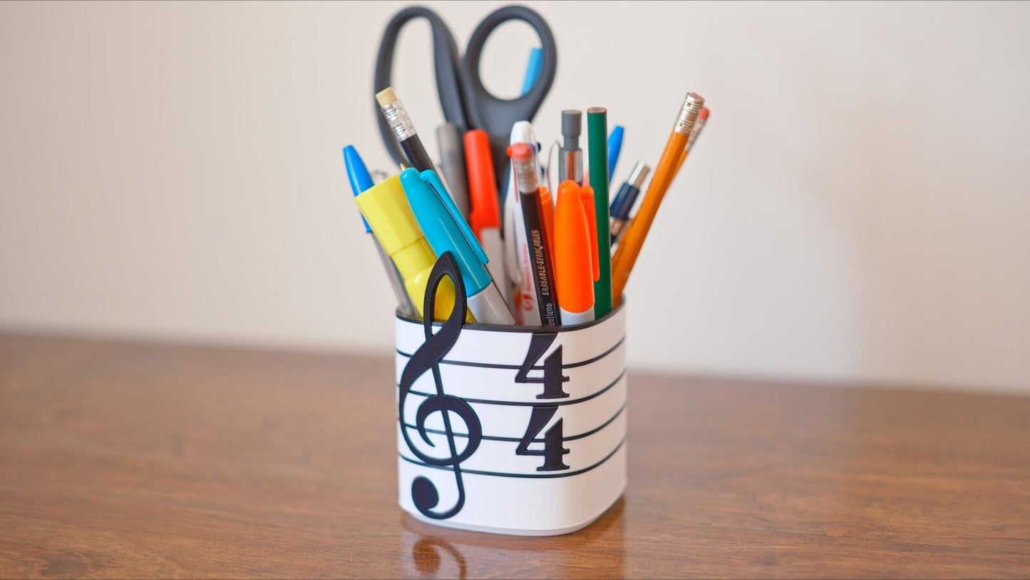 Treble Clef Planter / Pen Holder