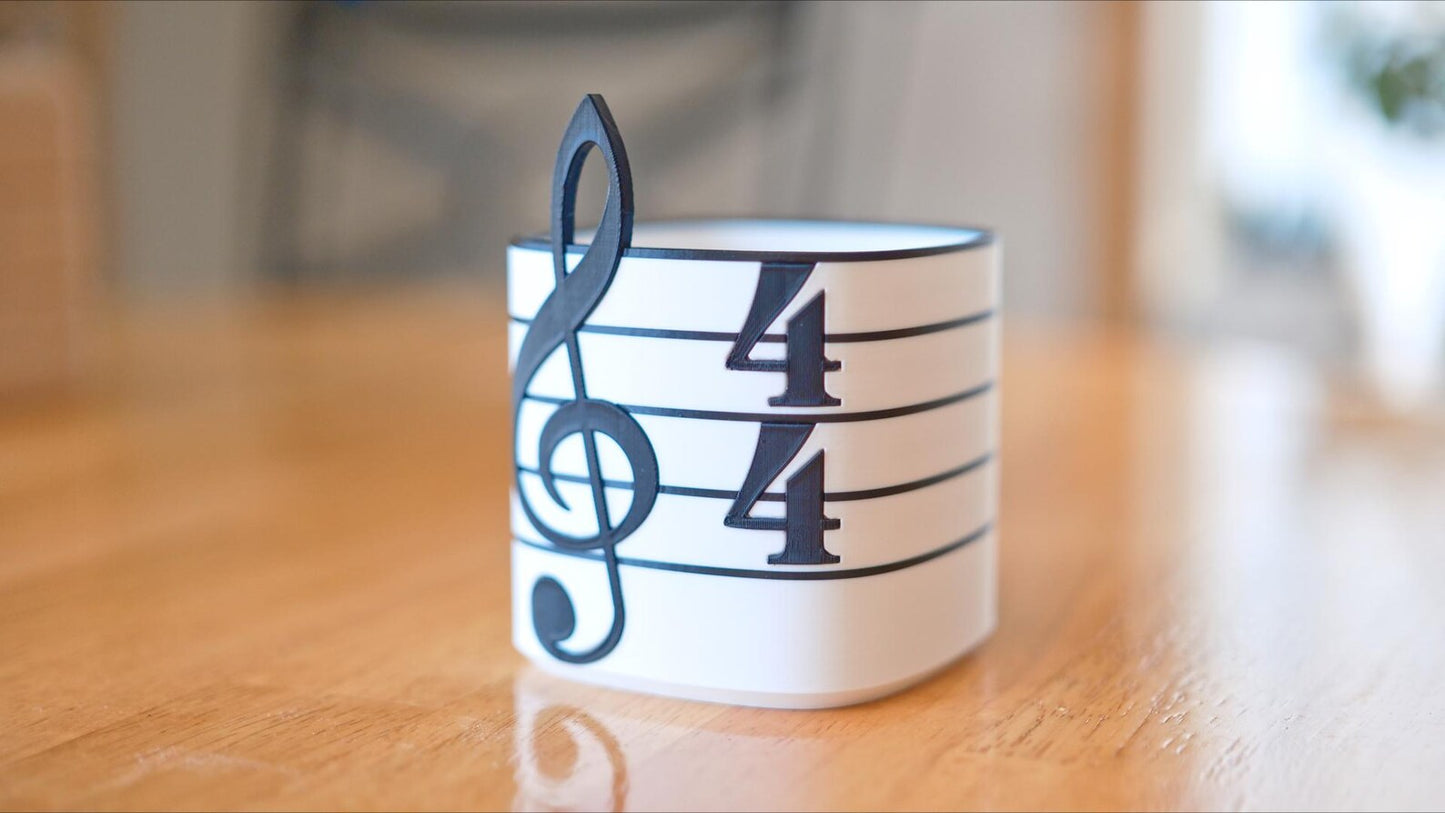 Treble Clef Planter / Pen Holder