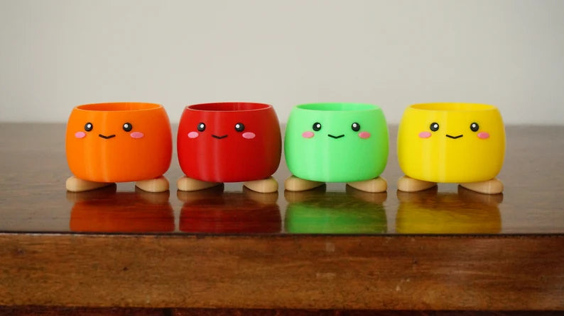 Cute Smiling Planter with Feet