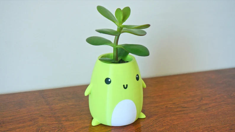 White Belly Planter & Pen Holder