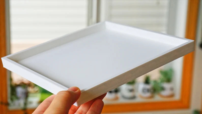 1/2 Inch Tall Square Drainage Tray