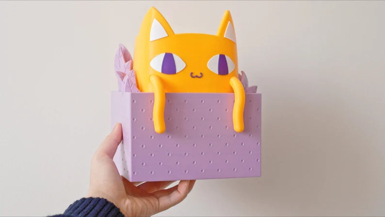Omori Big Yellow Cat Planter