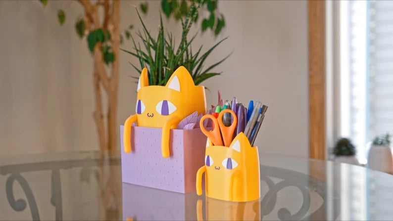 Omori Big Yellow Cat Planter