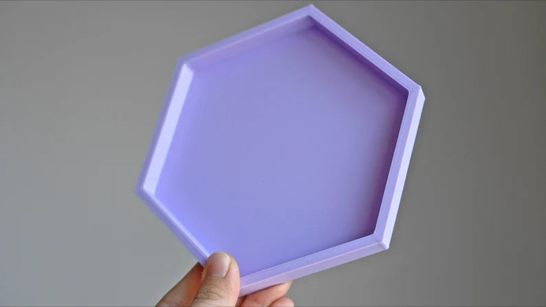 1/2 Inch Tall Hexagon Drainage Tray