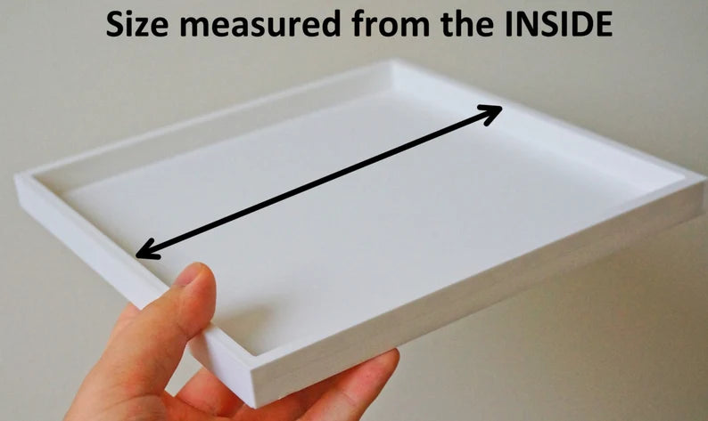 1 Inch Tall Square Drainage Tray