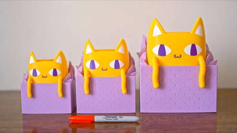 Omori Big Yellow Cat Planter