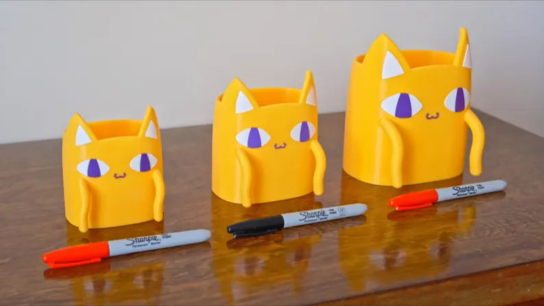Omori Big Yellow Cat Planter