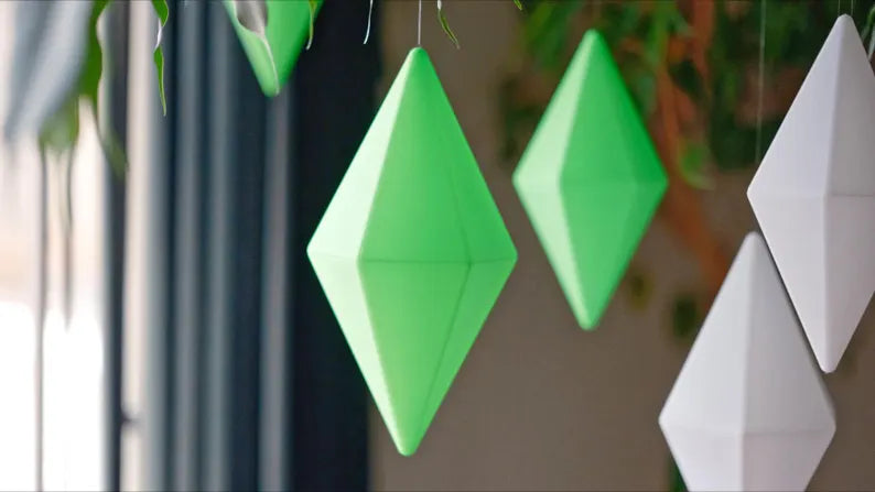 Sims Plumbob Hanging Ornament