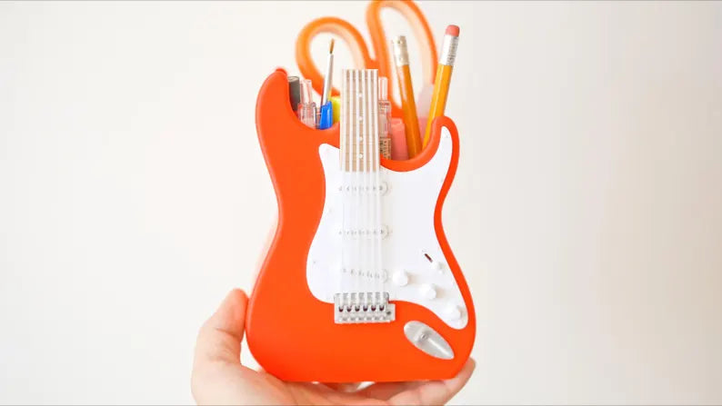 Electric Guitar Planter / Pen Holder