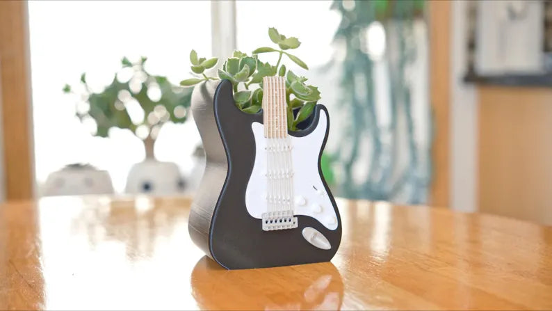 Electric Guitar Planter / Pen Holder