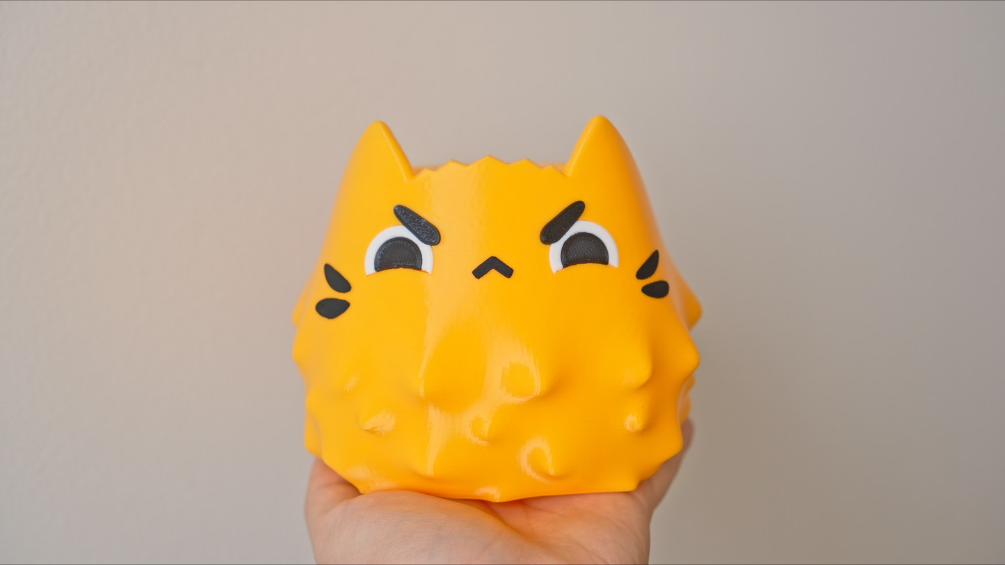 Angry Cat Planter & Pen Holder