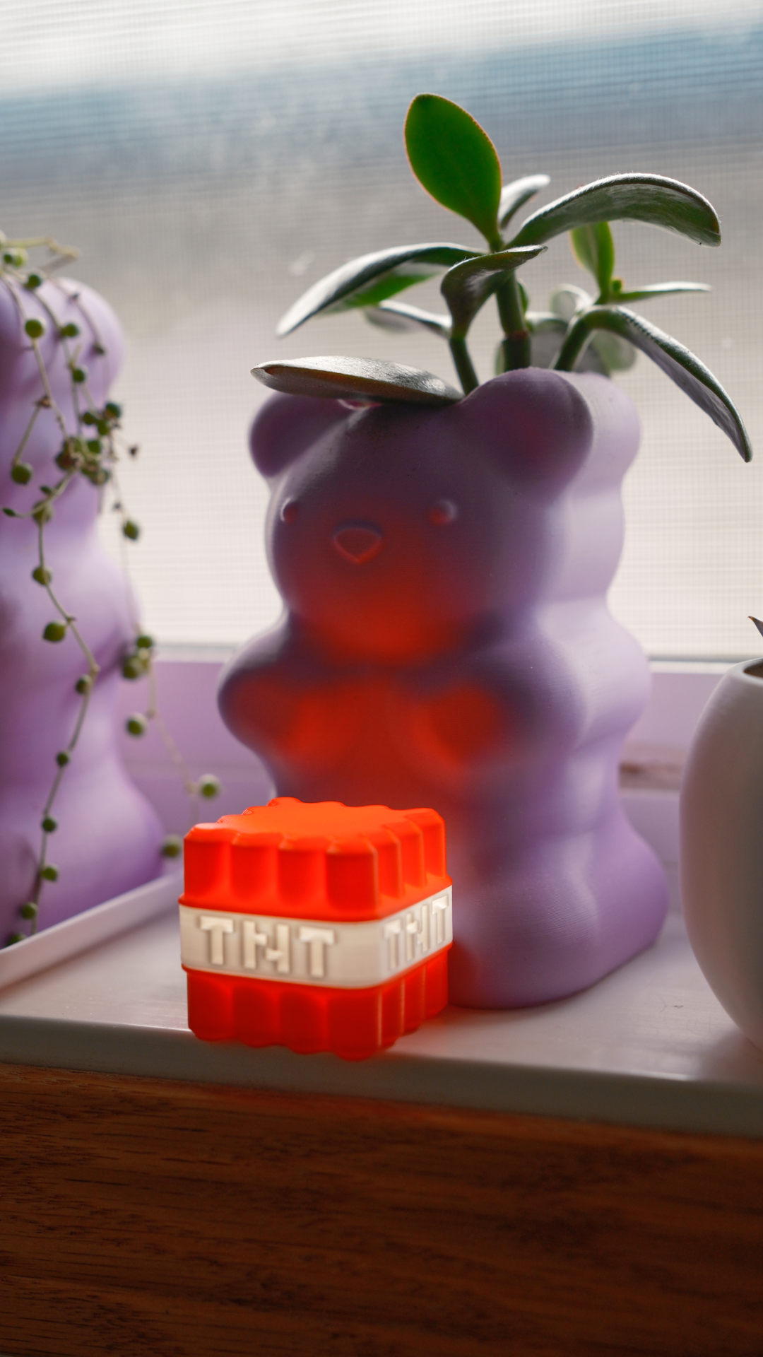 Mini Minecraft TNT LED Light