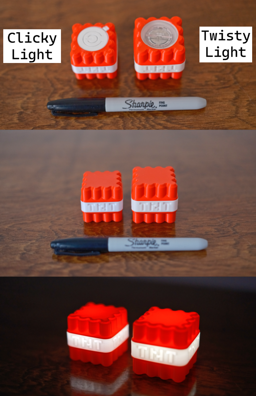 Mini Minecraft TNT LED Light