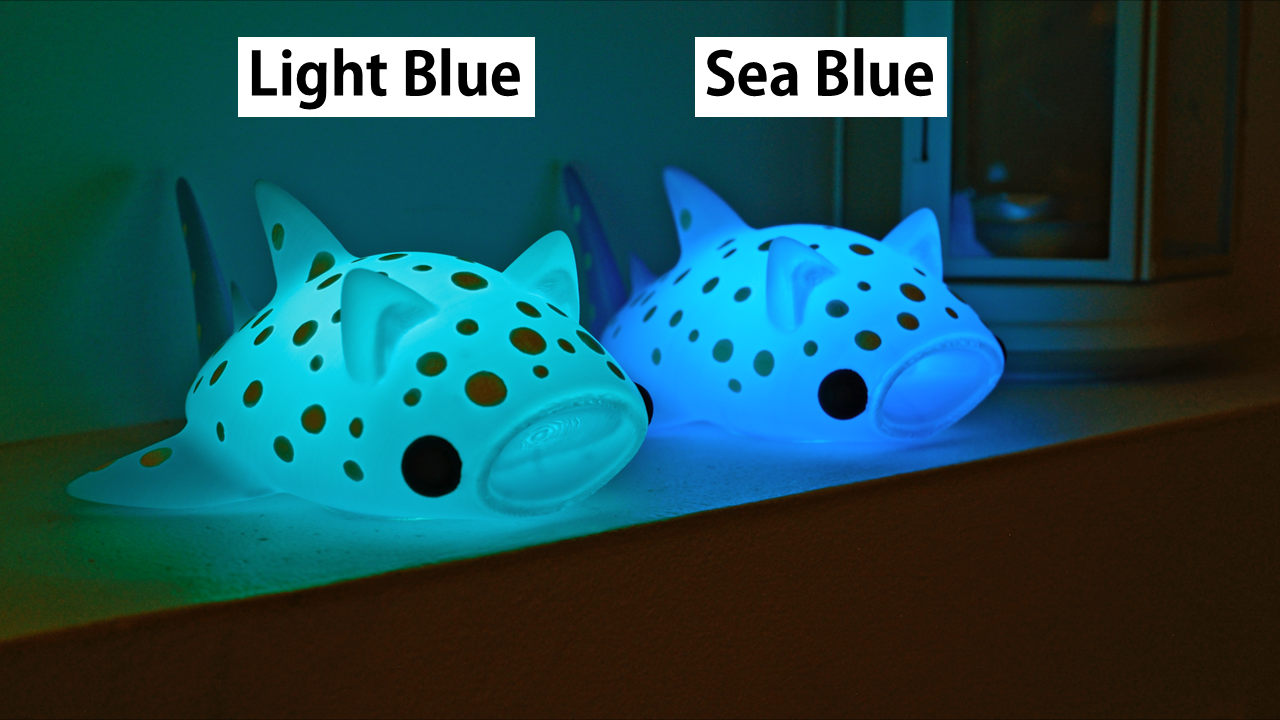 Cat Whale Shark Fidget Light