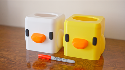 The Build Plate store duck facial tissue box cover