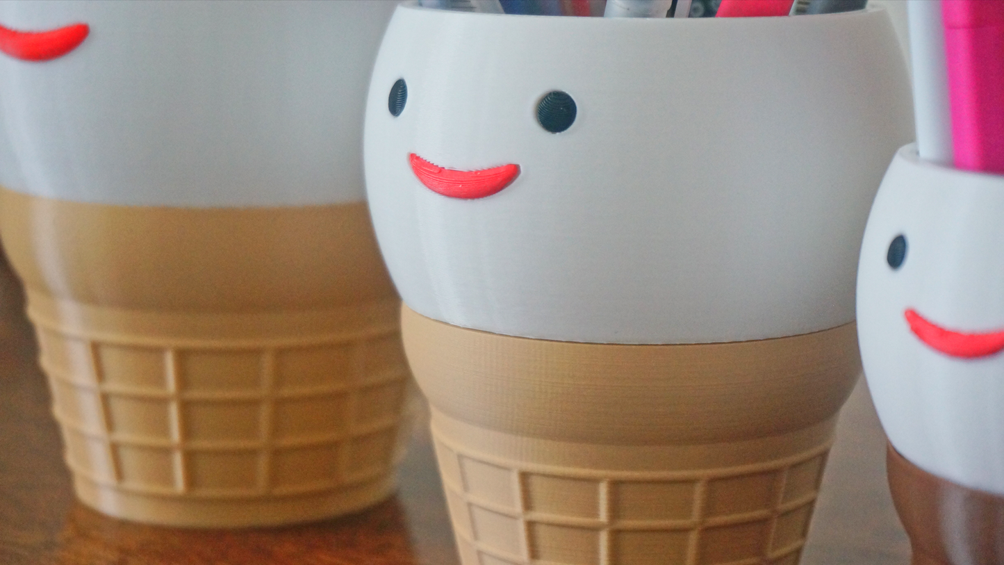 Ice cream Pen Holder & Planter