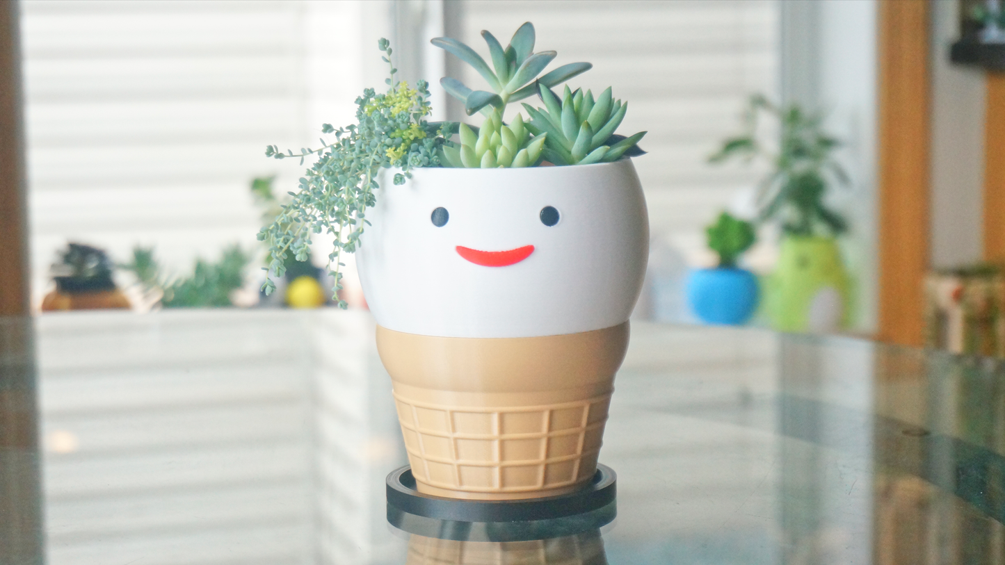 Ice cream Pen Holder & Planter