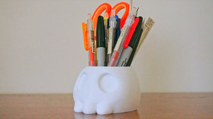 Skull Planter & Pen Holder