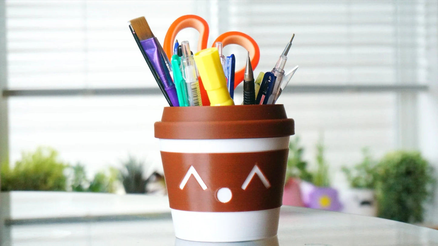Coffee Cup Planter & Pen Holder