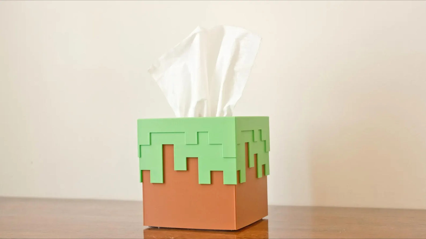 Minecraft Dirt Block Tissue Box Cover