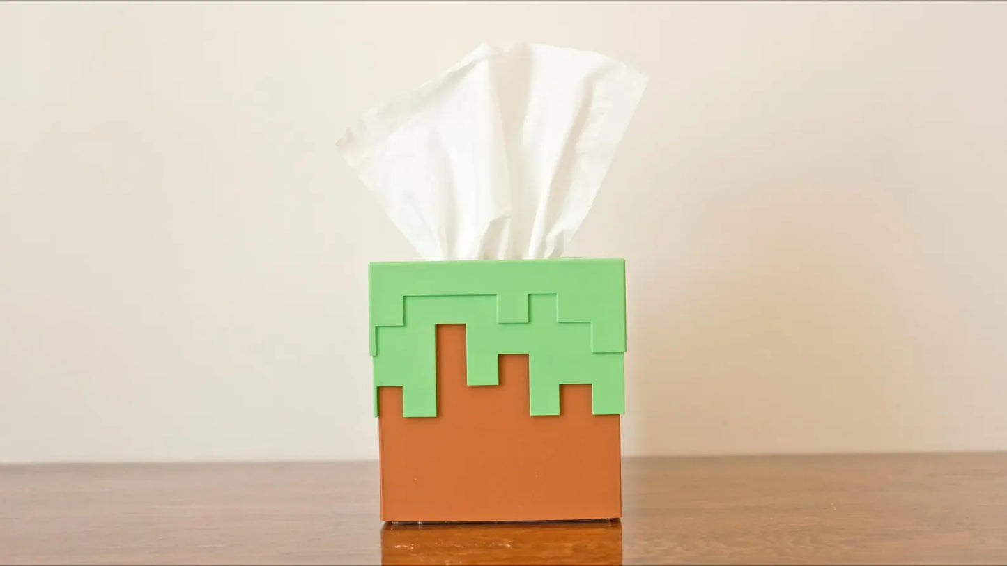 Minecraft Dirt Block Tissue Box Cover