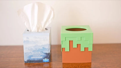 Minecraft Dirt Block Tissue Box Cover