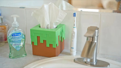 Minecraft Dirt Block Tissue Box Cover