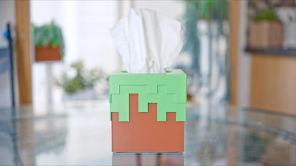 Minecraft Dirt Block Tissue Box Cover