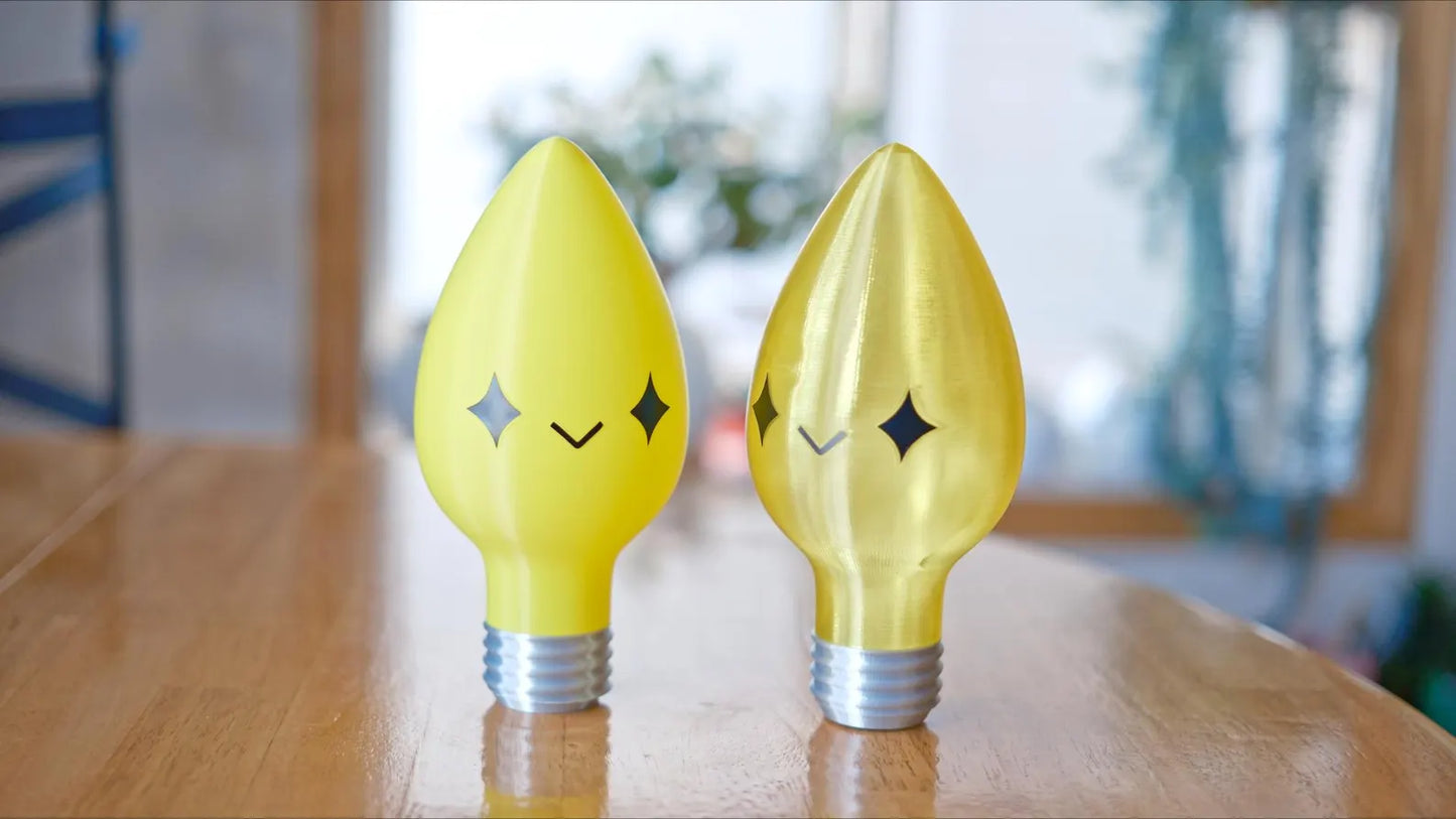 Smiling Lightbulb Nightlight