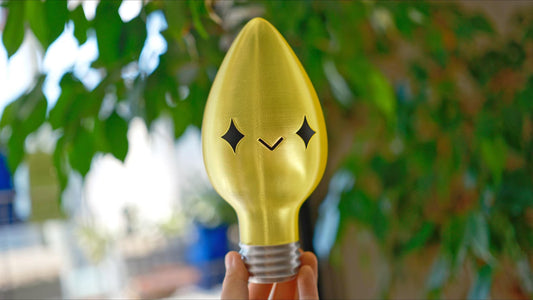 Smiling Lightbulb Nightlight