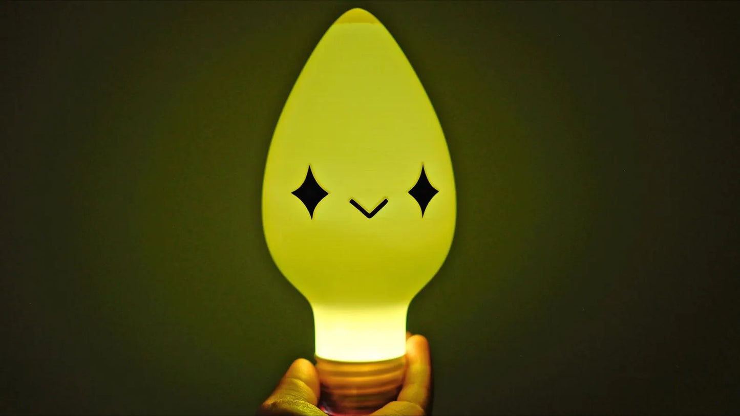 Smiling Lightbulb Nightlight