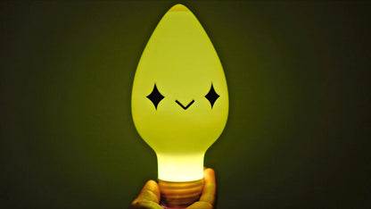 Smiling Lightbulb Nightlight