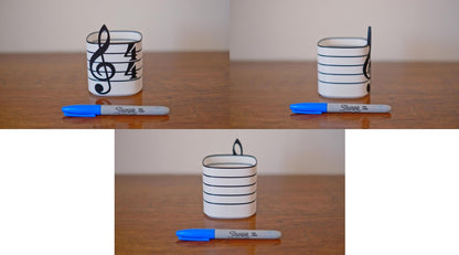 Treble Clef Planter / Pen Holder