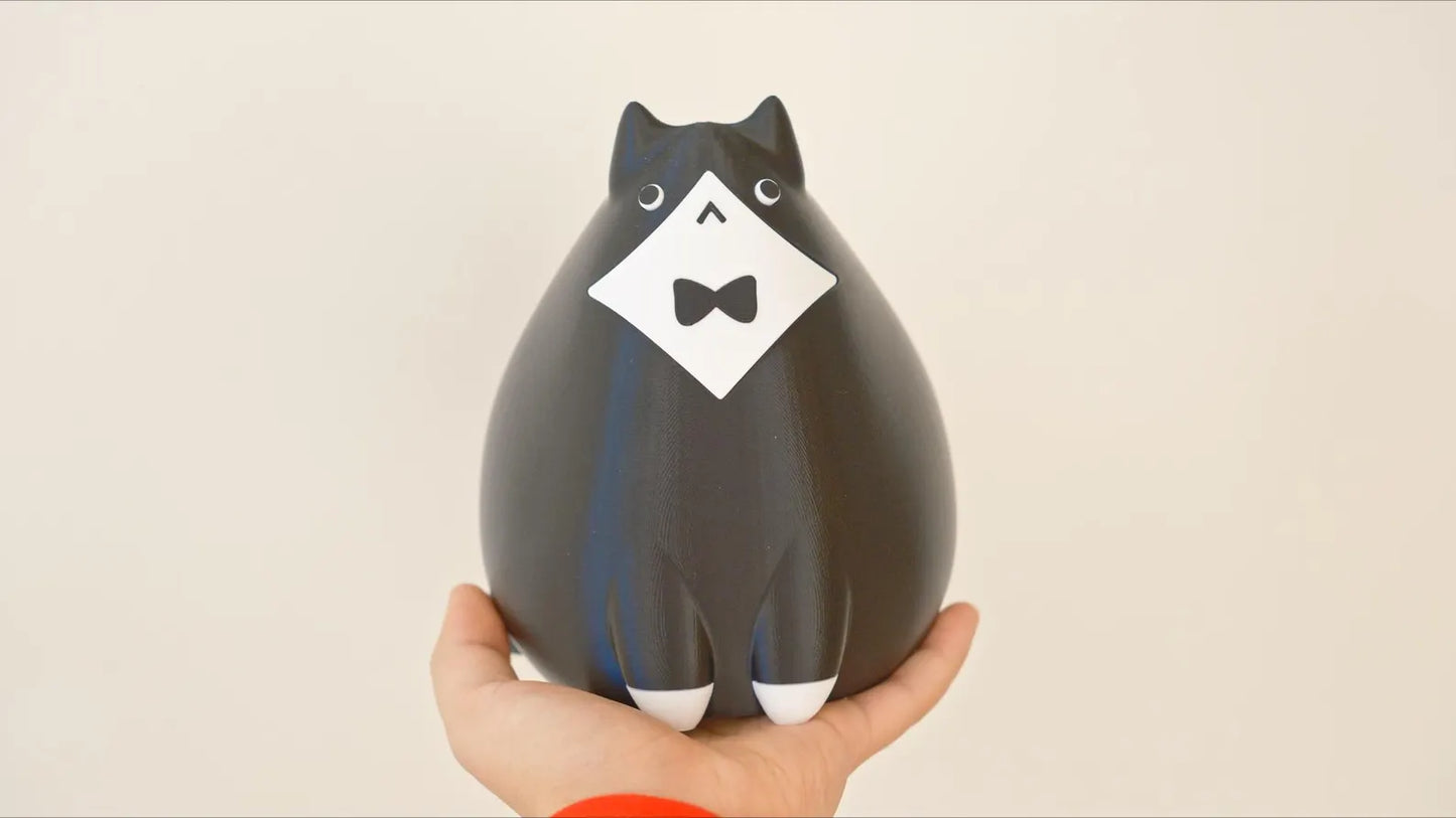 Tuxedo Cat Planter & Pencil Holder