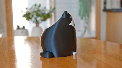 Tuxedo Cat Planter & Pencil Holder