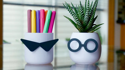 Nerdy Glasses Planter & Pen Holder