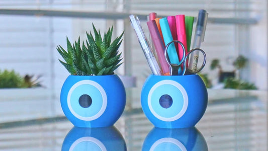 Evil Eye Amulet Succulent Planter