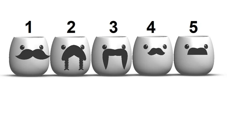 Mustache Planter & Pen Holder