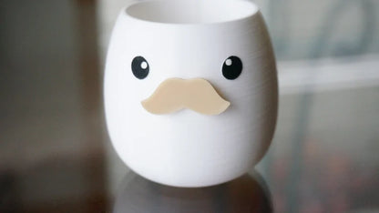 Mustache Planter & Pen Holder