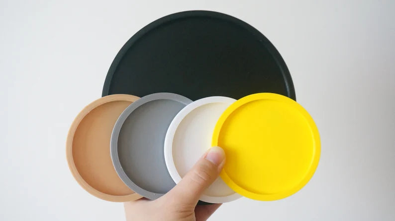 Round Show Style Drainage Tray